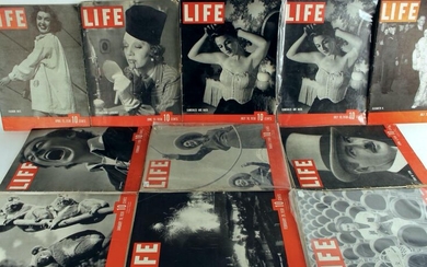 1938 LIFE MAGAZINES 11 ISSUES