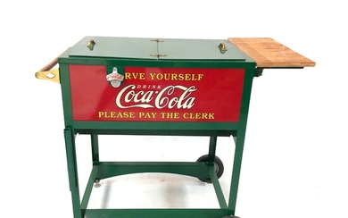 1990's reproduction of a 1929 Glock Coca-Cola Ice Chest