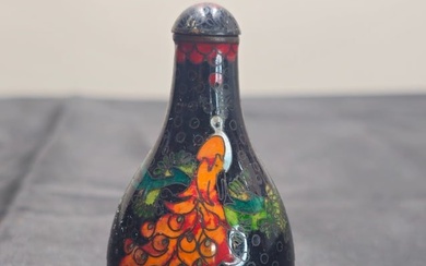 19th Century Chinese Cloisonne Snuff Bottle