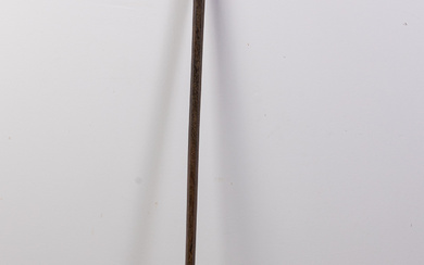 19th Century Sterling Silver & Wood Walking Stick Cane