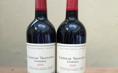 2 bouteilles Château TROTANOY - Pomerol 2005
