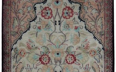 2 x 3 Genuine Persian Qum Silk Rug