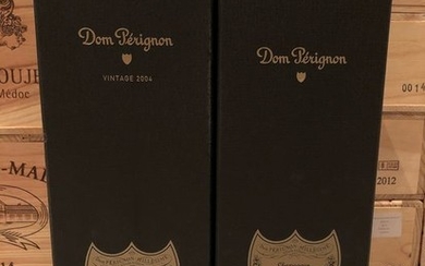 2004 & 2006 Dom Perignon- Champagne Brut - 2 Bottles (0.75L)