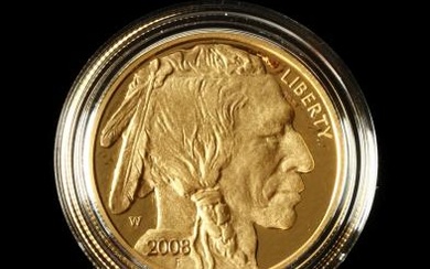 2008-W $50 American Buffalo One Ounce Proof Gold Bullion Coin