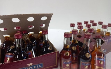 26 mignonettes (5cl) de Old Fine Cognac Martell... - Lot 35 - Enchères Maisons-Laffitte