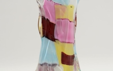 Aureliano Toso (attr.) - Piebald vase (40 cm) - Submerged glass