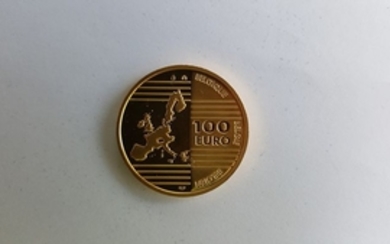 Belgium - 100Euro 2002 - Europeanen van het eerste uur - Gold