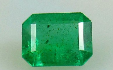 3.02 Ctw Natural Zambian Emerald Octagon Cut