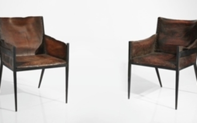 PAIR OF ARMCHAIRS, Jean-Michel Frank