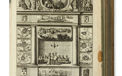 BOR, PIETER. Vervolch van de Nederlandsche Oorloghen. 3 engraved portraits and 15 half-page...