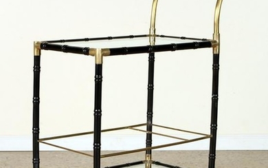 BRASS COCKTAIL CART MANNER OF BILLY HAINES C.1960