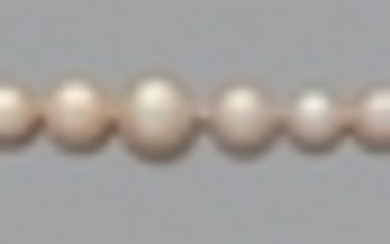 Collier «perles fines» Chute de 112 perles...