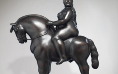 Fernando Botero (b. 1932), Mujer a caballo