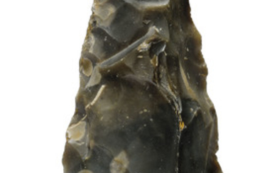 A FLINT HAND AXE, POSSIBLY ENGLAND, LOWER PALEOLITHIC