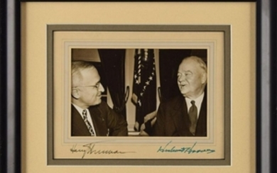 Harry S. Truman and Herbert Hoover