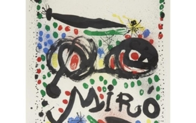 JOAN MIRÓ (spanish, 1893–1983) "JOAN MIRÓ GRAPHICS" philadelphia museum...