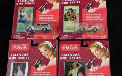 Johnny Lightning Diecast Coca Cola Calendar Girl Series