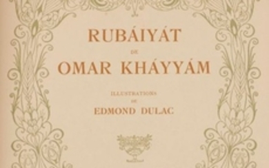 KHAYYAM O. Rubaiyat L’Edition d’art H. Piazza, Par…