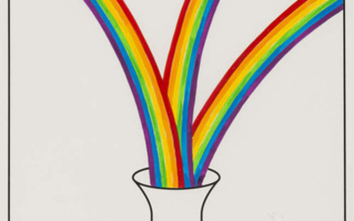 Patrick Hughes (b.1939) Untitled (Rainbow Vase)