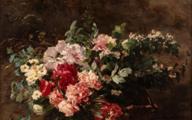 Victor LECLAIRE (1830 - 1885) Bouquet de…