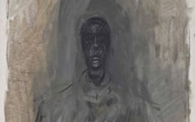Alberto Giacometti (1901-1966), Tête noire (Portrait de Diego)