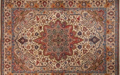 Persian Tabriz Rug 395 X 295 Cm
