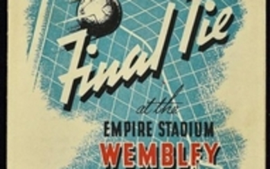1946 FA CUP FINAL CHARLTON ATHLETIC V DERBY COUNTY FOOTBALL PROGRAMME DATED 27 APR IN GOOD CONDITION LIGHT POCKET FOLD