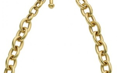 55035: Gold Necklace, Kieselstein-Cord The 18k gold ne