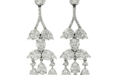 5.53 Carat Diamond Chandelier Earrings