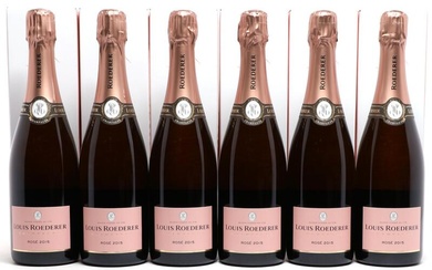 6 bts. Champagne Rosé, Brut, Louis Roederer 2015 A (hf/in). Oc. This...