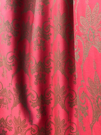 6 m x 130 cm Magnificent damask San Leucio fabric - Baroque - Cotton - 2018