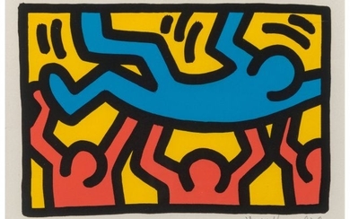 65035: Keith Haring (1958-1990) Untitled, 1987 Lithogra