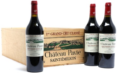 7 bts. Château Pavie, Saint-Émilion 1. Grand Cru Classé 2000 A (hf/in)....