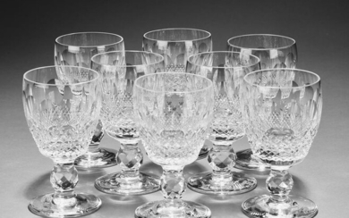 (8) Waterford Colleen pattern crystal wine stems
