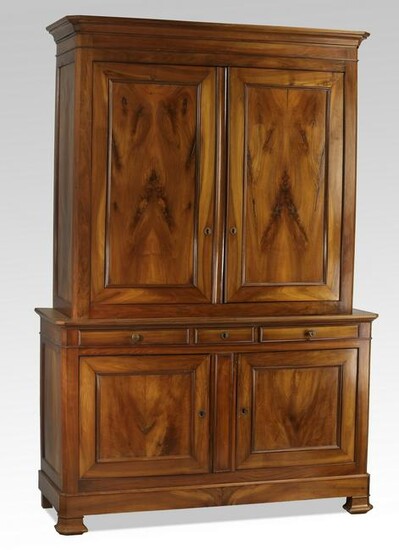 Louis Philippe cherry wood cupboard, circa 1850