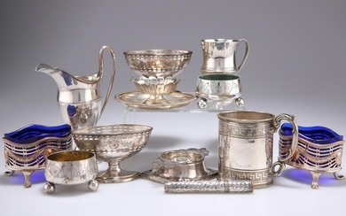 A COLLECTION OF PLATED WARES, including an Old