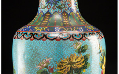 A Chinese Cloisonné Enamel Vase