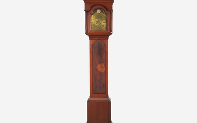 A Chippendale walnut tall case clock, works by John Fisher (German-American, 1736-1808), York Town
