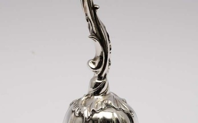 A Dutch silver table bell