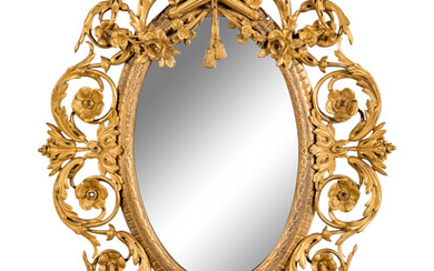 A French Gilt Bronze Mirror in the Manner of François Linke