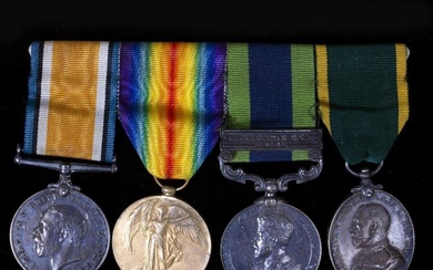A GROUP OF FOUR KING GEORGE V MEDALS including...