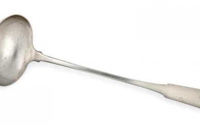 A George III Scottish Silver Soup-Ladle, Maker's Mark JN, Possibly...