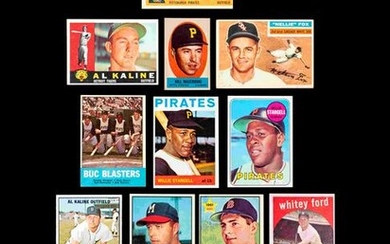 A Group of 15 1950s and 1960s Topps Hall of Fame and