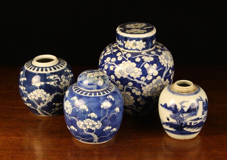 A Group of Four Blue & White Oriental...