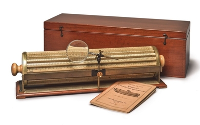 A LARGE THACHER'S CALCULATING INSTRUMENT, BY KUEFFER & ESSER CO., NO. 4013