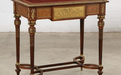A Louis XVI parquetry side table