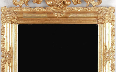 A Neo-Rococo gilt mirror, second half of the 19th century.