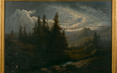 A. PIVENT (XIXe siècle). Paysage de forêt... - Lot 35 - Le Floc'h