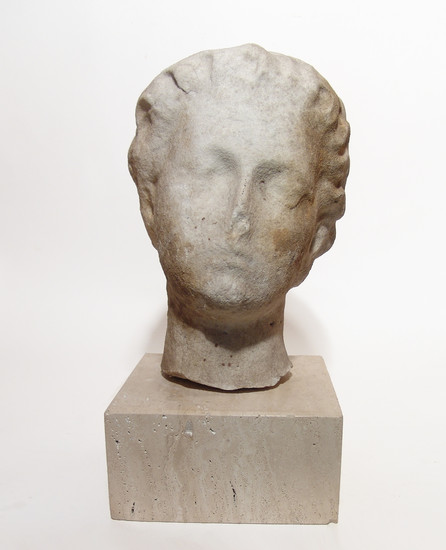 A Roman marble head of a youth