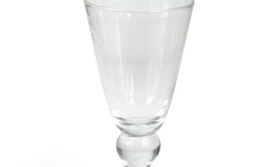 A heavy baluster goblet